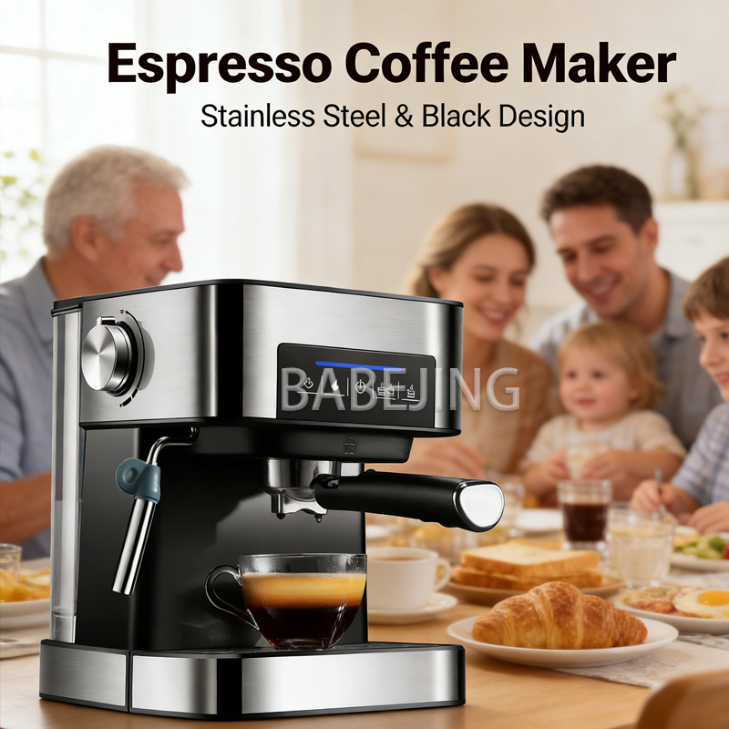 Coffee Equipment Home - Retro Italian Espresso Machine Milk Cream
