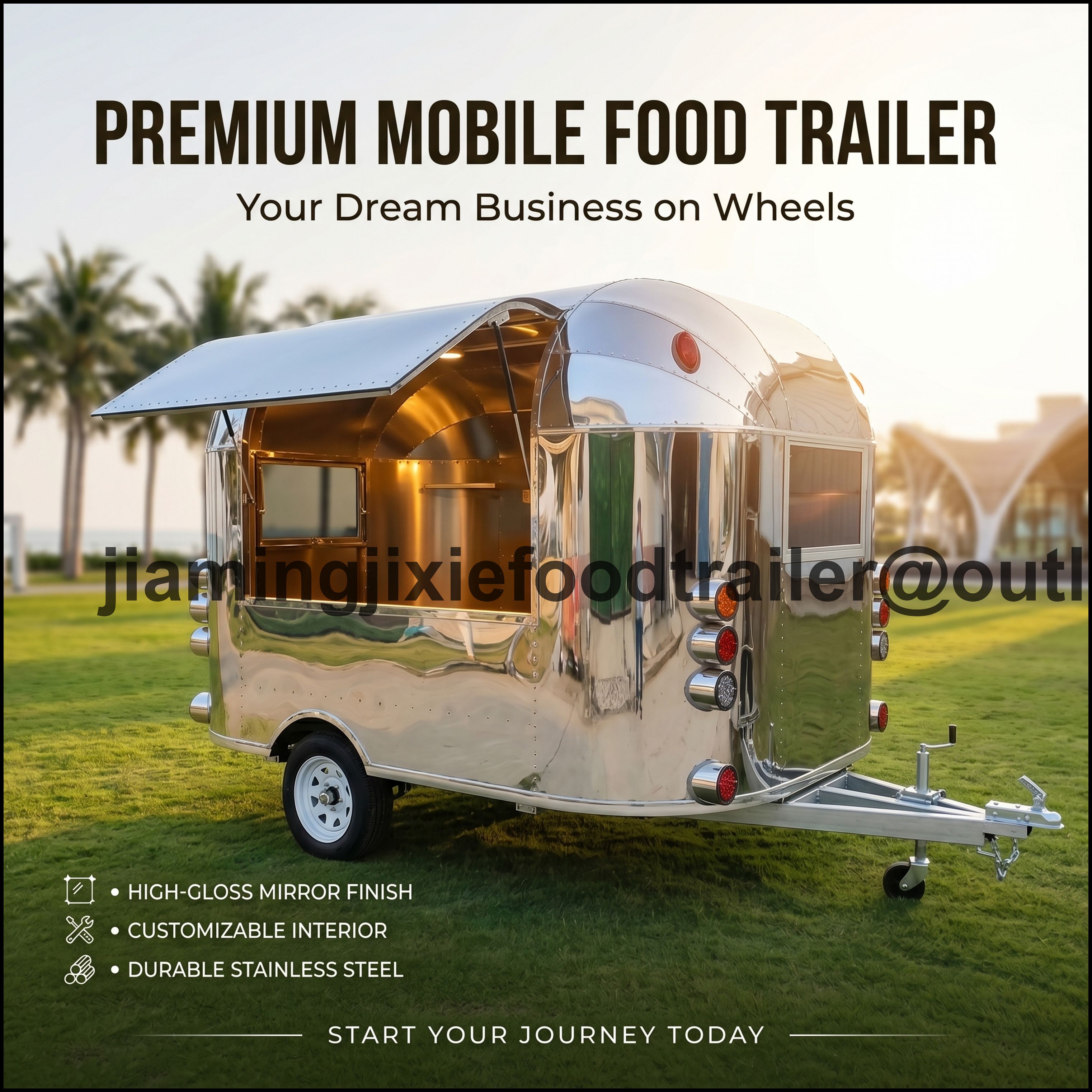 Coffee Equipment For Sale - Small Ice Cream Bbq Coffee Trailers