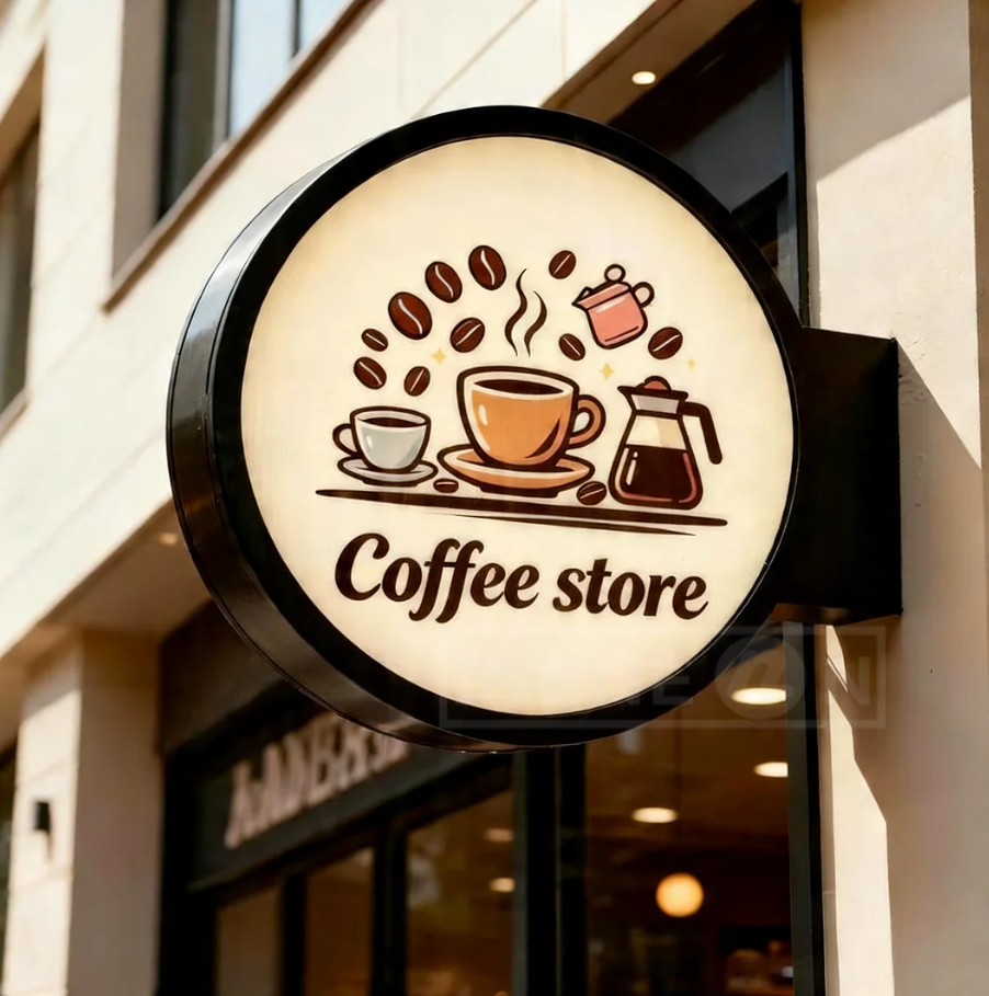 Double-Sided Outdoor Business  – Coffee Equipment And Supplies Bewertung und Preis