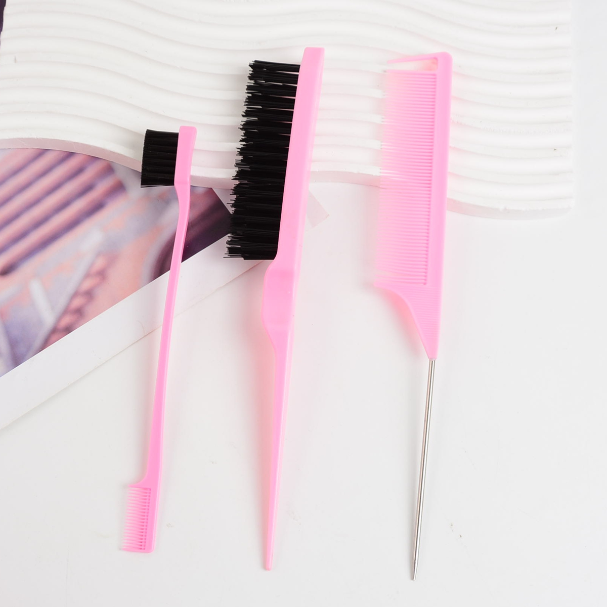 3/5Pcs Hairdressing Tools Poin – Group Head Brush Bewertung und Preis