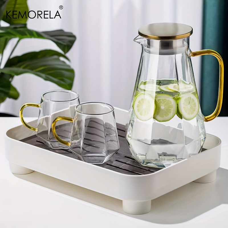 1PCS Diamond Texture Glass Tea – Coffee Equipment Home Bewertung und Preis