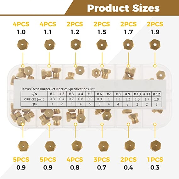 36Pc LP Propane Natural Gas Bu – Steam Wand Tip Bewertung und Preis