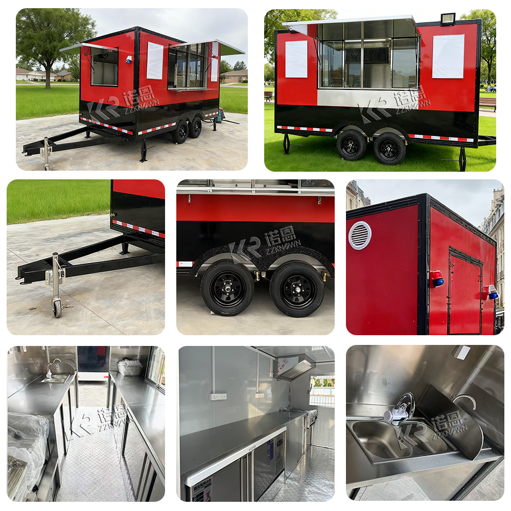 Customized Fast Food Truck Ful – Coffee Equipment For Sale Bewertung und Preis