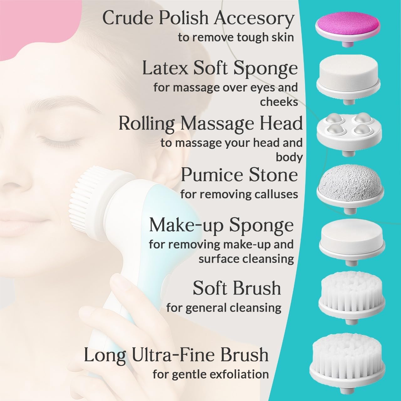 Blue/Pink Cleansing brush/face – Group Head Brush Bewertung und Preis