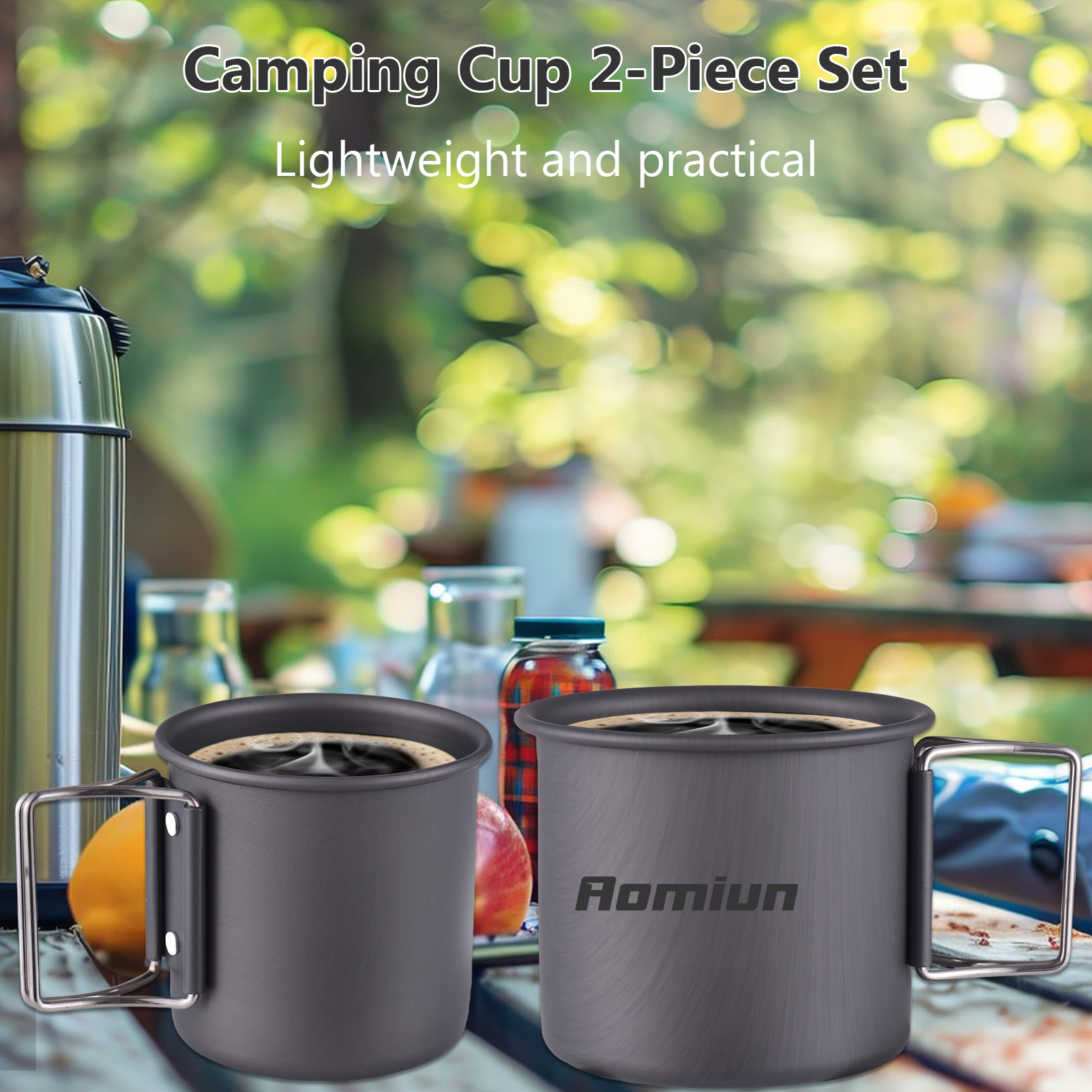 2 Pcs Camping Mug Outdoor Coff – Coffee Equipment And Supplies Bewertung und Preis