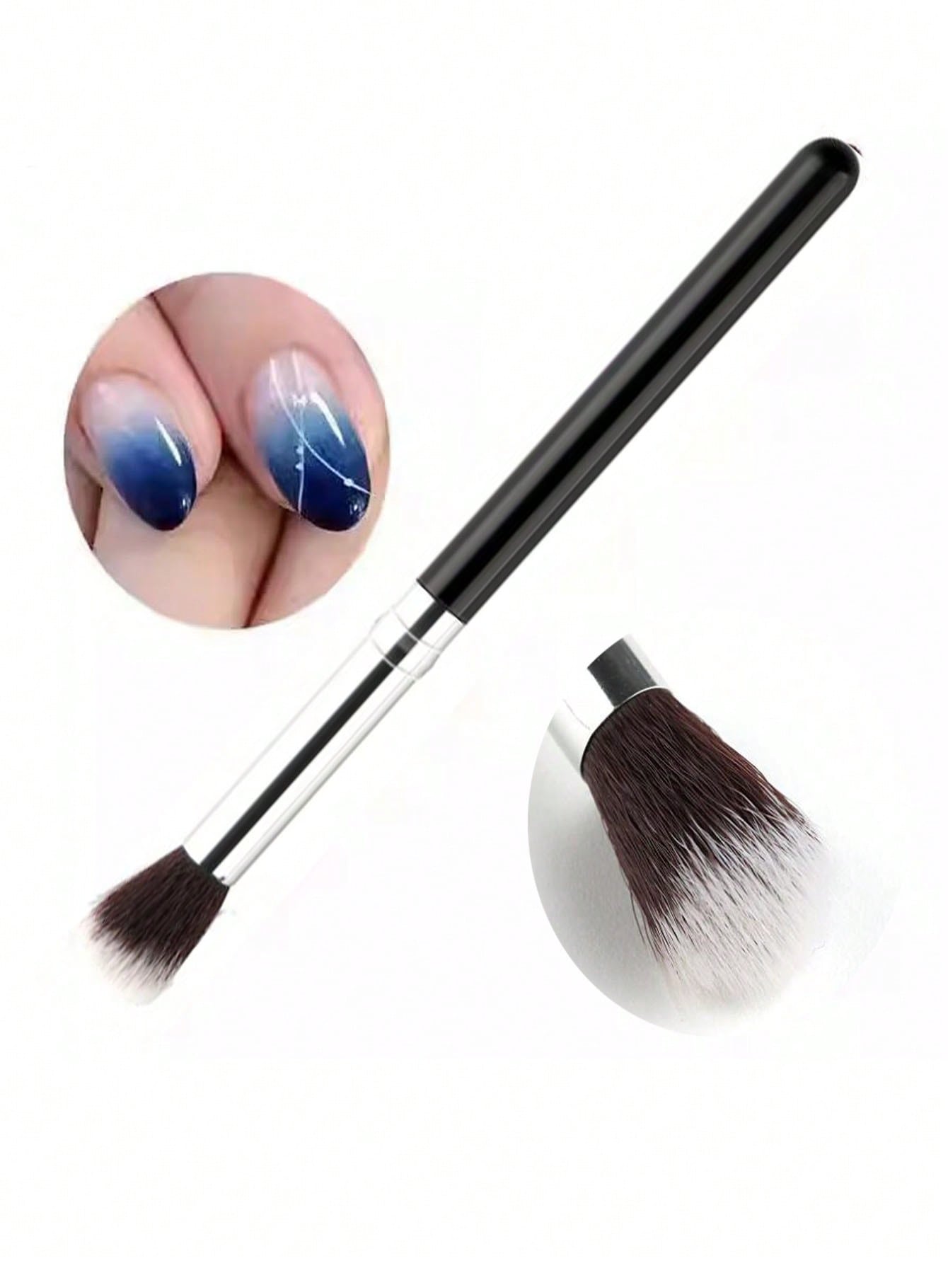 2Pcs Ombre Nail Art Brush Set  – Group Head Brush Bewertung und Preis