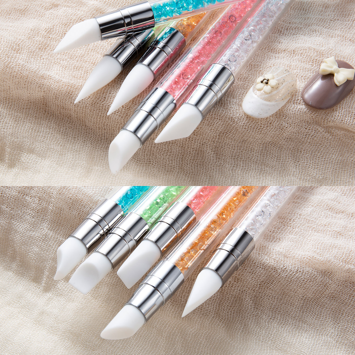 5PCS Double Head Silicone Nail – Group Head Brush Bewertung und Preis