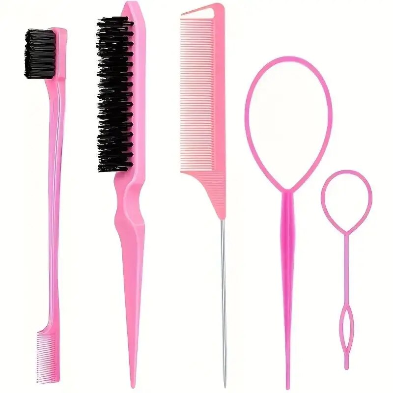 5pcs Hairdressing Tools Pointe – Group Head Brush Bewertung und Preis