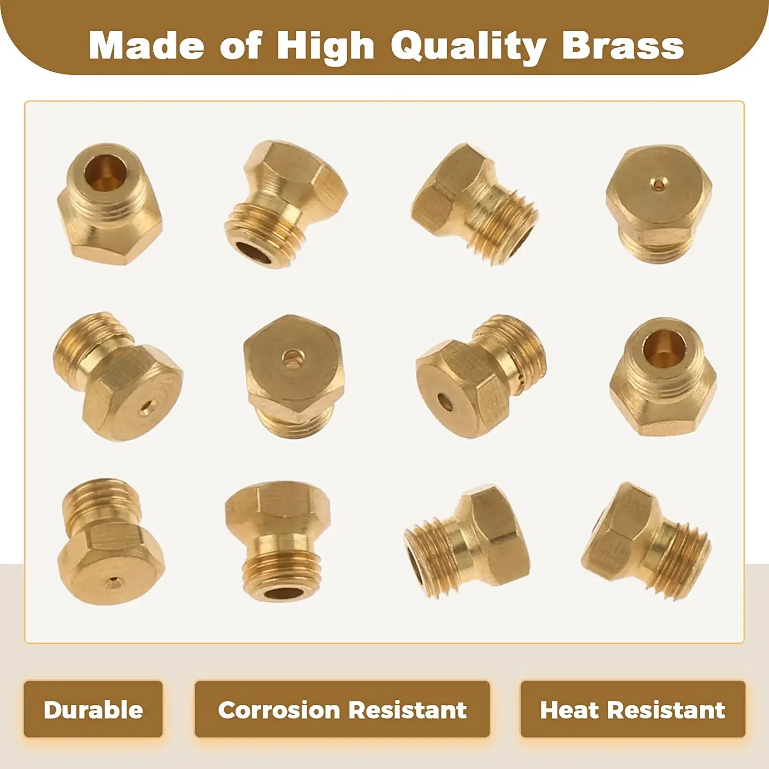 36pcs/1box Solid Brass LP Gas  – Steam Wand Tip Bewertung und Preis